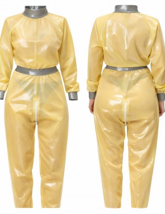 Unisex Lockerer Latex Catsuit